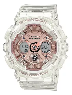 Casio G-shock Gma-s120sr-7a De Mujer Correa Transparente