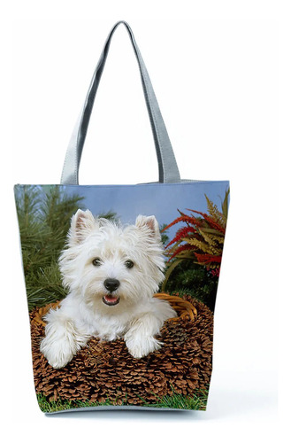 Bolso West Dog Para Mujer  Personalizable  Para Abarrotes