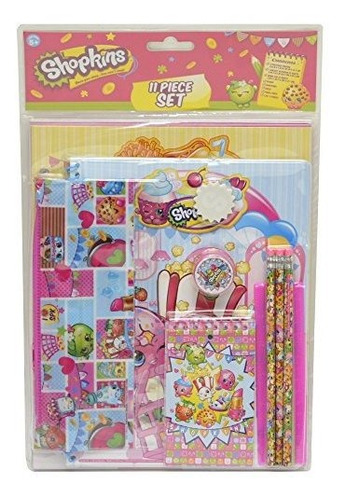 Papelería - Shopkins 11 Piece Stationary Set