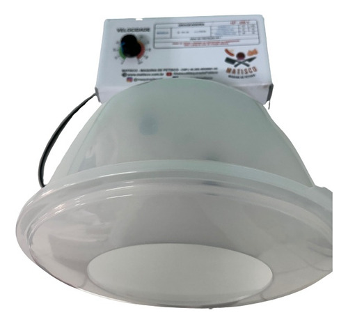 Máquina De Dragear Mini Drageadeira 4 L Completa Automática Cor Branco Frequência 50 Hz / 60 Hz 127/220v