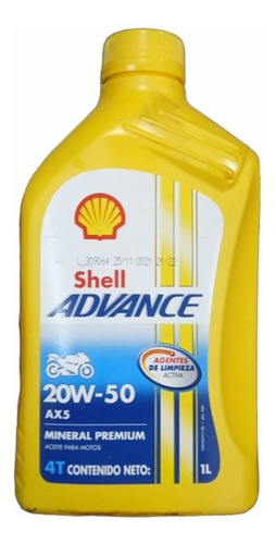 Shell 20w50 4 Tiempos