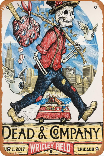 Dead And Co., Dead & Company - Póster De 2017 Field, Chicago