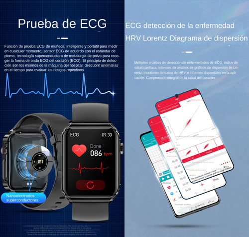 Reloj Inteligente Blood Sugar Con Nfc (responder/llamar)
