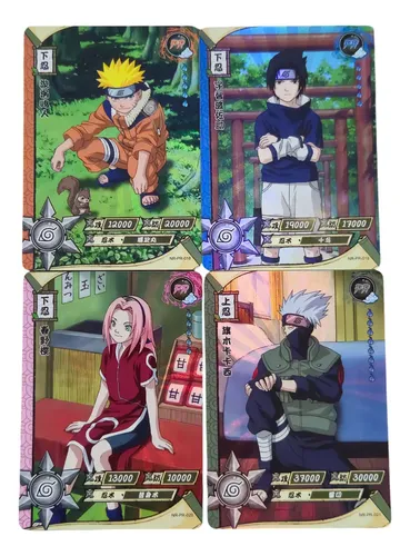 Cartas Promo 018/019/020/021 Original Tcg Ccg Naruto Kayou