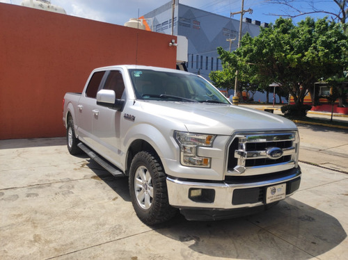 5.0 Ford Lobo Xlt 4x2 Supercrew 2015 Plata Estelar