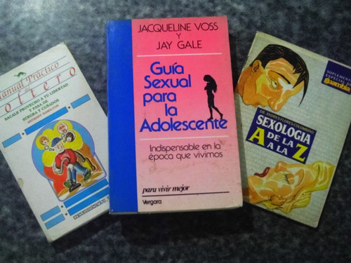 Lote De 3 Libros De Sexología Y Soltería.  Por3pesos.com