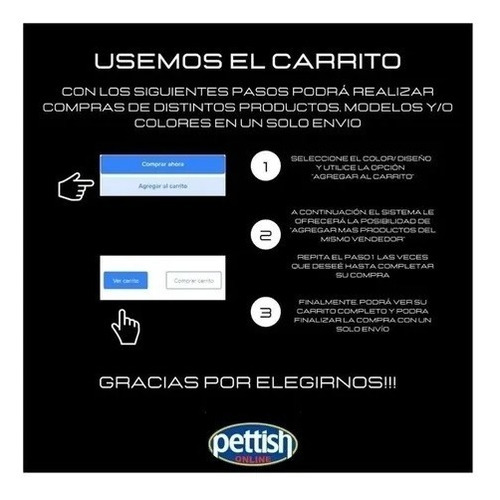 Imagen 4 de 5 de Caja Baulera Organizadora Chica Negra Pettish Online Cg