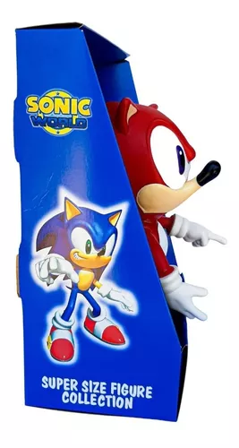 Sonic e Sonic Vermelho Collection - 2 Bonecos Grandes - Super Size