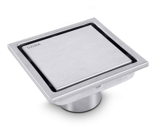 Coladera Invisible De Acero Inoxidable De 45 Mm Y 11 X 11 Cm