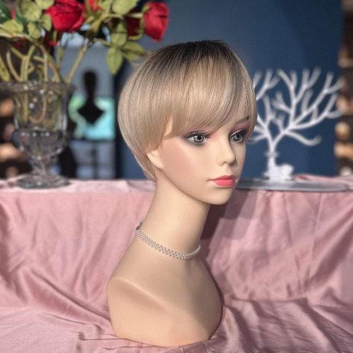Cabeza De Maniquí Femenina Con Soporte Para Pelucas, Cabeza