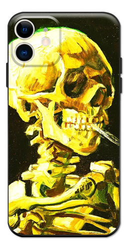 Funda Jaholan Para iPhone 12 Smoking Skeleton