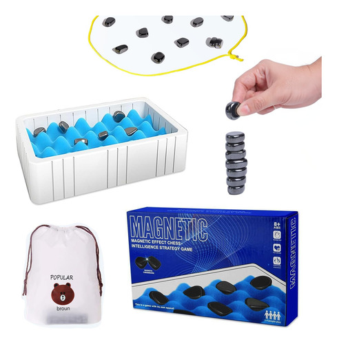 Juego De Ajedrez Magnetico Con Rueda De Castigo, Juego De