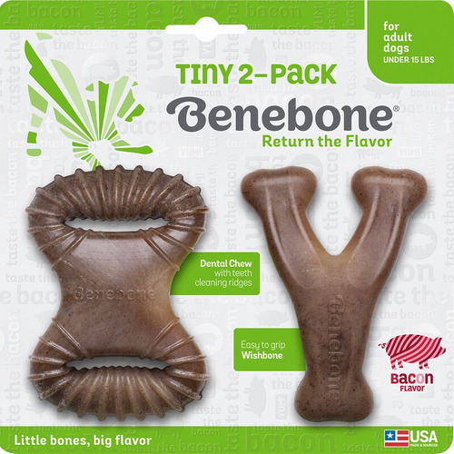 Benebone Tiny 2-pack Tocino - S A Todo Chile
