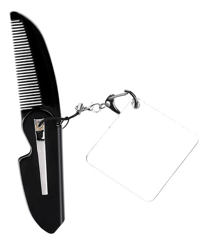 2 Peine De Bolsillo Plegable Para Hombre Accesorio Barba