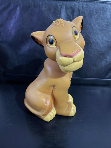 Rey Leon Disney Figura Simba Alcancia De Colección Vintage