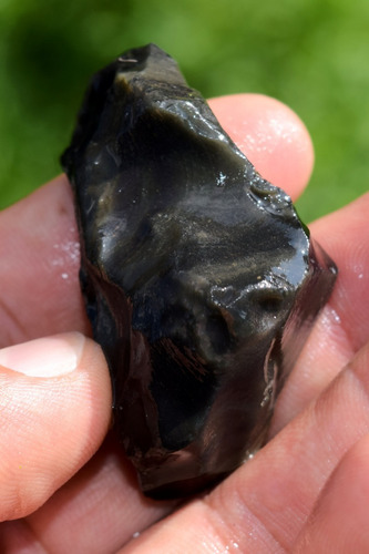 Bonita Obsidiana Arcoiris Natural Bruto 28gr 100% Obarcbr04