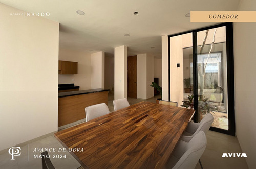 Casa En Venta Merida, Temozon Norte En Privada, Modelo Nardo Con Piscina, Entrega Inmediata.