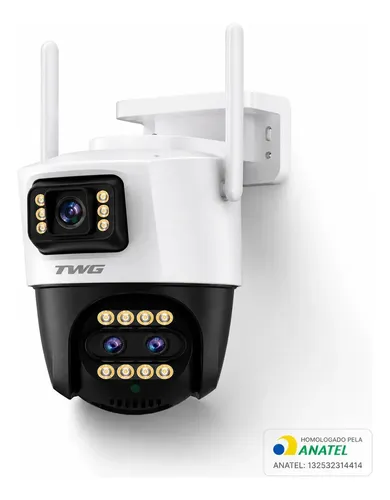 Câmera De Segurança Speed Dome Wifi 2 Lentes TWG Full Hd Tw-9555