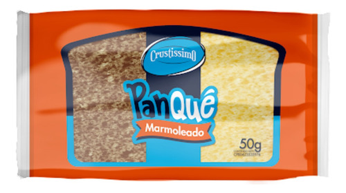 6pack Panque Ponque Marmoleado Crustissimo 50gr 0152 Ml.