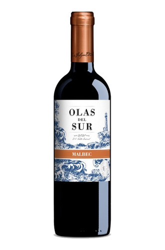 Olas Del Sur Vino Malbec 750 Ml - mL a $47