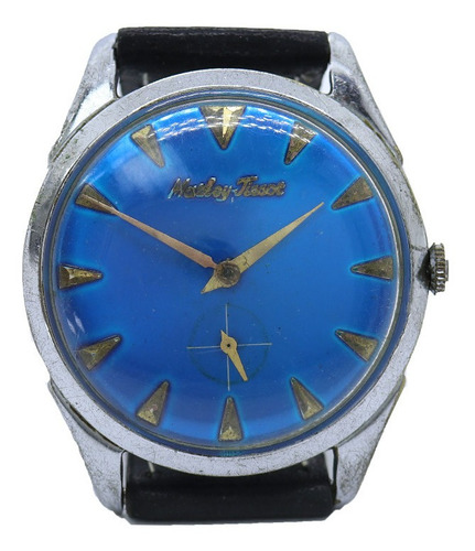 Relogio Matley Tissot Fundo Azul Aço Masculino Pulso J23082