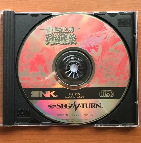 Samurai Shodown Rpg Sega Saturno Japones Capa Reimpressa (Usado)