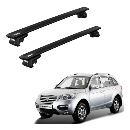 Rack Bagageiro Thule Evo Lifan X60 Suv 2012 Em Diante