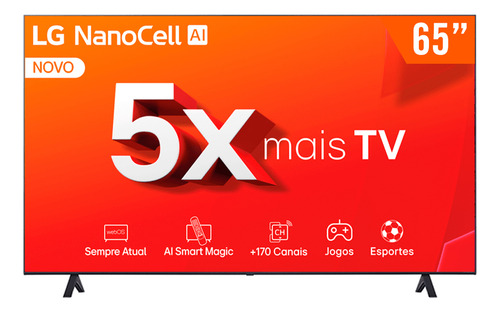 Smart Tv Nanocell 65 Ultra Hd 4k LG 65nano80tsa 3 Hdmi