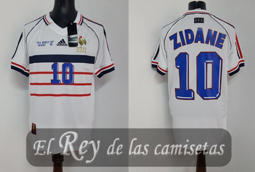 camiseta zidane francia 98