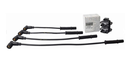 Kit Bobina Y Cable Renault Sandero 1.6 8v Original