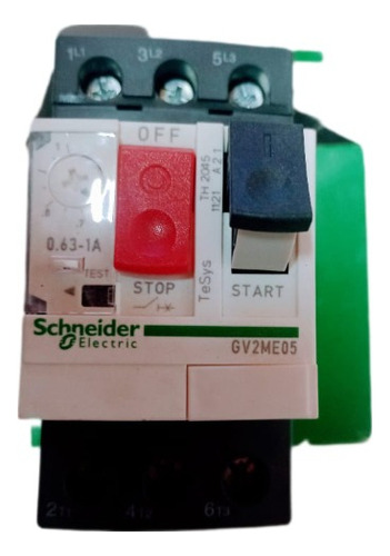 Guardamotor Schneider Mod Gv2me05 0,63-1a 100k Oportunidad 