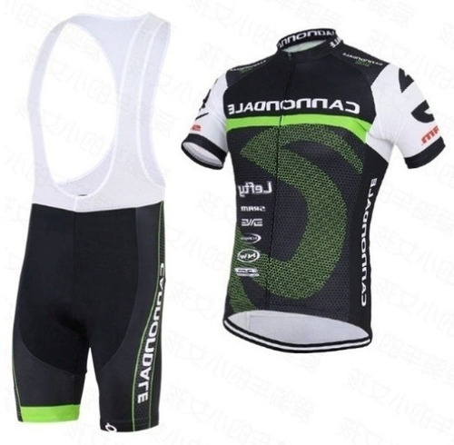 Conjunto Ciclismo Tricota Cannondale Calza Acolchado Tirante