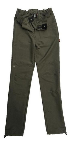 Pantalon Trekking Selk'n Modelo Hombre Verde Musgo