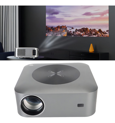 Proyector Cañon Led Full Hd 1920x1080p Android Con Control Color Gris