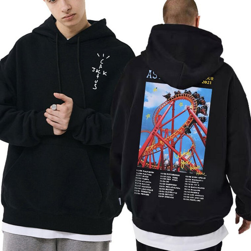 Sudadera Con Capucha Estampada Cactus Jack Astroworld Tour P