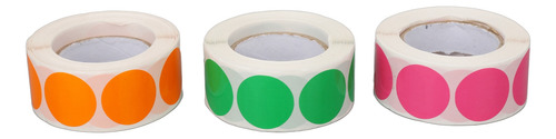Etiquetas Autoadhesivas Coloridas Para Velas, 8 Rollos