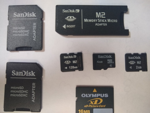 Imagem 1 de 7 de Sandisk Cartão De Memoria E Adaptador / Adapter