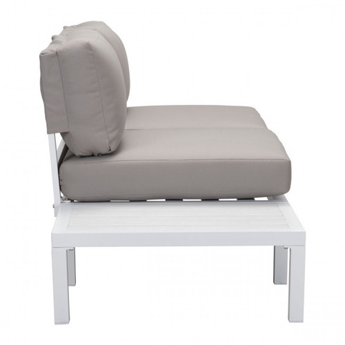 Imagen 3 de 10 de Mesa Lateral Modelo Santorini - Blanco Këssa Muebles