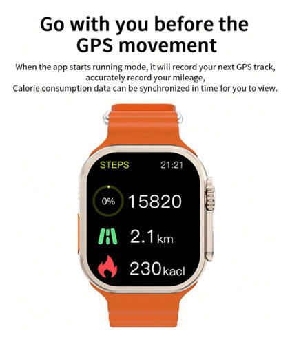 Reloj Inteligente 7+1 Ultra De Llamadas Bluetooth Smartwatch