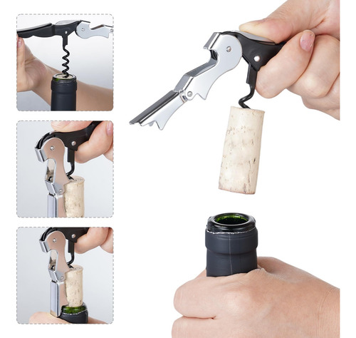 Abridor De Botellas De Vino, Paquete 4 Abridores De Botellas