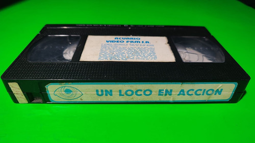 Un Loco En Accion Vhs Carlitos Bala Santiag Bal Vhs Sin Caja