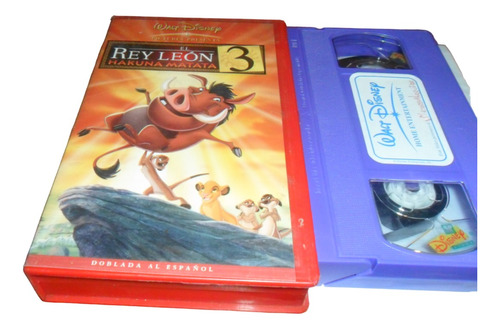 Vhs El Rey León 3 Hakuna Matata