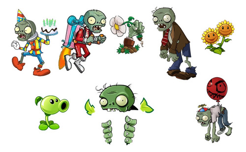 Plantas Vs Zombis - Sublimación De Tazas - En Powerpoint