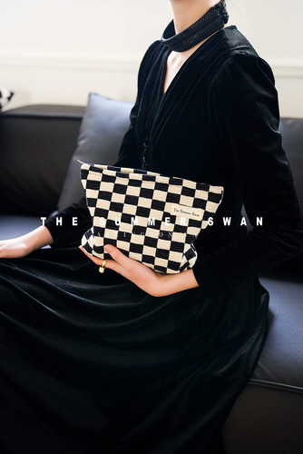 El Cisne De Verano | Bolsa De Maquillaje Estética Grande |