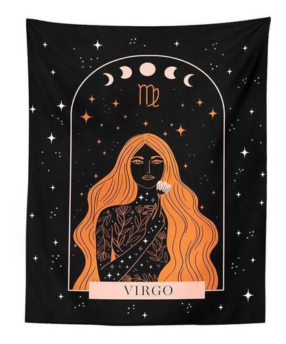 Tapiz Colgante De Constelación Tarot, Signos Zodíaco 