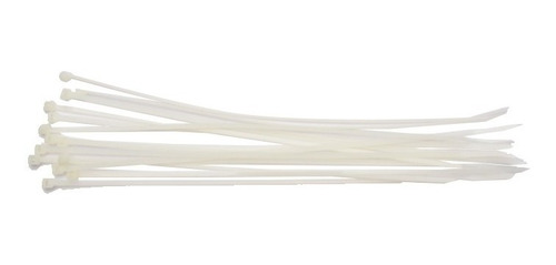 Pack 100 Amarra Cable Plástico 300x3,6 Blanco