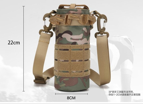 Pouch Porta Botella Tactico Sistema Molle