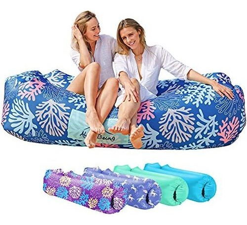 Sillon Inflable Para Playa Y Alberca Xl Para Dos Personas