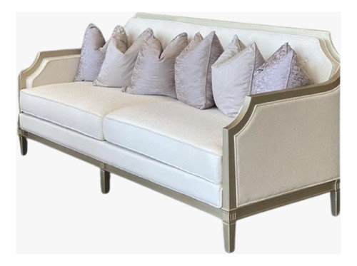 Sofa Recepción Bucareli Elegante Muebles Finos En Madera