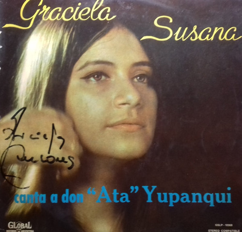 Graciela Susana Canta Atahualpa Yupanqui Autografiado Lp Pvl
